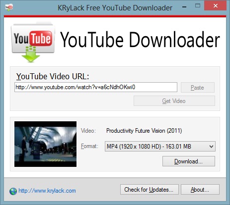 how to download a youtube video as a file